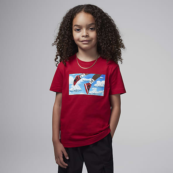 Girls red nike shirt 2025